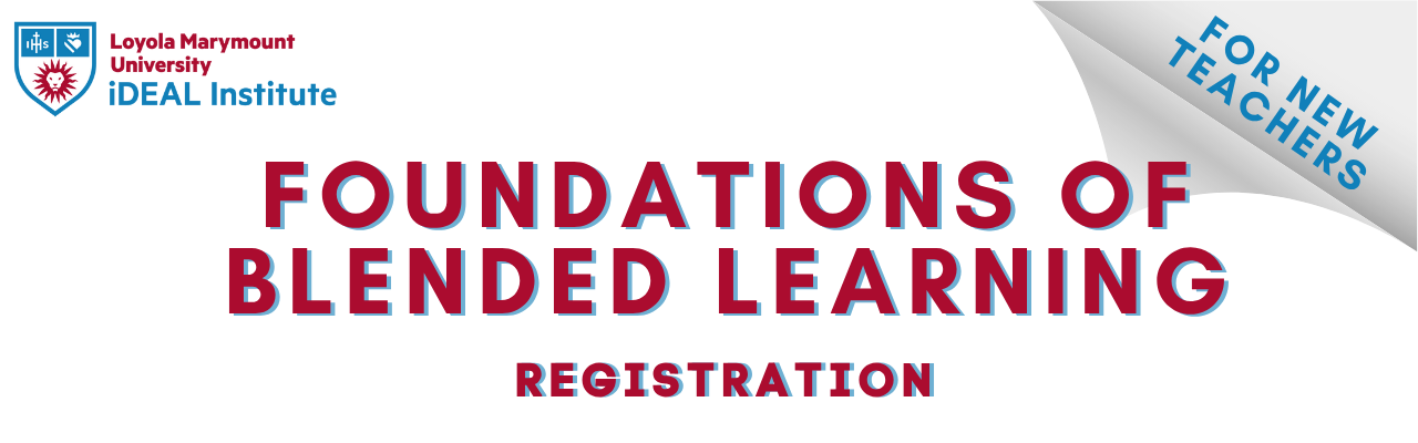 iDEAL Logo for their Foundations of Blended Learning Series